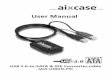 AIX-USB2SI-PS - USB 2.0-to-SATA&IDE converter cable