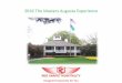 2016 The Masters Augusta Experience
