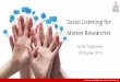 Social Listening for Market Researcher