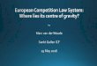 European Competition Law System:  Where lies its centre of gravity?