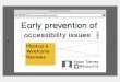 Early prevention of accessibility issues with mockup & wireframe reviews