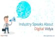 Digital Marketing Industry Speaks About Digital Vidya