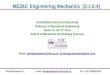 MEE1002 Engineering Mechanics L17-L19