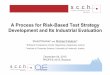 A Process for Risk-Based Test Strategy Development and Its Industrial Evaluation