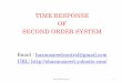Time response second order