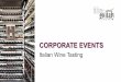 Swiss Italian Chamber of commerce presents "Corporate wine tasting events"