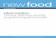 Infant Nutrition The first 1000 days and the long-term impact on health New Food reprint