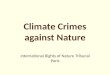 Climate crimes - Presentation - Pablo Solon