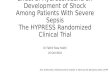 Effect of hydrocortisone on development of shock among