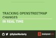 Tracking OpenStreetMap Contributions in Real Time