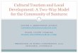 Cultural Tourism and Local Development: A Two-Way Model for the Community of Santurce (Javier J Hernandez Acosta & Hazel Colon Vazquez)
