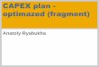 CAPEX plan - optimazed (fragment)