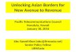 Unlocking Asian Borders for New Avenue to Revenuenue