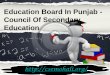 Education board in punjab   council of secondary education