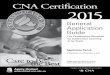 CNA Certification 2015