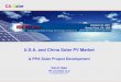 U.S.A. and China Solar PV Market