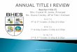 2014-2015 Beecher Hills ES Annual TItle I Review