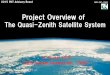 Project Overview of The Quasi-Zenith Satellite System