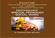 Journal Psychology Special Pedagogy Social Work, Nr-39, year 2015