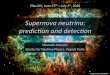 Supernova neutrino: predicfion and detecfion
