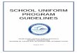 School Uniform Program Guidelines
