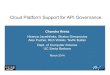 Cloud Platform Support for API Governance