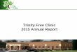 Trinity Free Clinic 2015 Annual Report