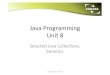 Java Programming Unit 8