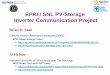 EPRI/SNL Inverter Communications Project