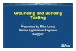 Grounding and Bonding Testing - Mike Lewis