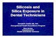 Silicosis and Silica Exposure in Dental Technicians