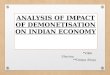 impact on demonetisation on indian economy