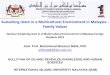 Sustaining Islam in a Multicultural Environment in Malaysia - Family Values