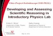 Developing and Assessing Scientific Reasoning in Introductory 