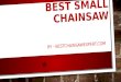 Best small chainsaw