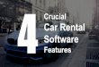Car Rental Software - 4 Crucial Features