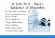 M.Tech/Ph.D. Thesis Guidance in Dharamkot