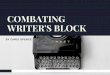 Combating Writer's Block