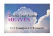 RHBC 310: O.T. Glimpses of Heaven