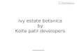 Kolte Patil Ivy Estate Botanica offers 2 bhk Under Construction Flats in Wagholi Pune