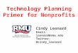 Technology Planning Primer for Nonprofits