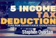 Tips for Charitable Donations | Stephen Overton