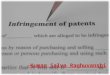 Test for determining infringement of patents