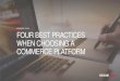 Four Best Practices When Choosing a Commerce Platform
