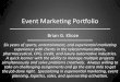 Brian Klioze_Event Marketing Portfolio
