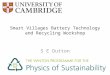 Edinburgh | May-16 | The Winton Programme for the Physics of Sustainability