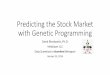 Prediction the stock market with genetic programming