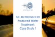 SiC Membranes for Produced Water Treatment