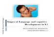 Stages of language & cognitive devel