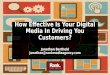 How Effective Is Your Digital Media In Driving You Customers?